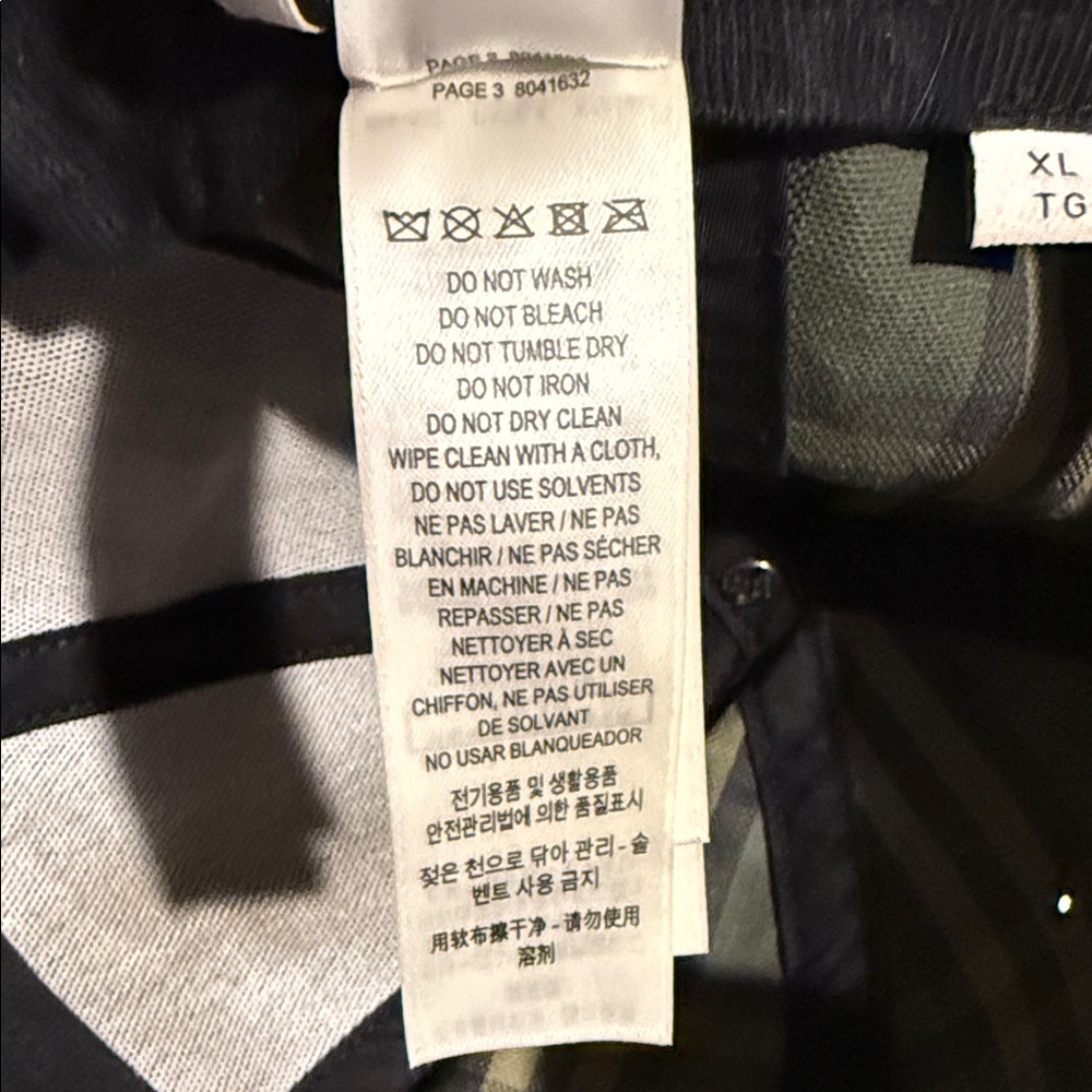 Authentic Burberry Olive and Brown Plaid Cap - Picture 8 of 16
